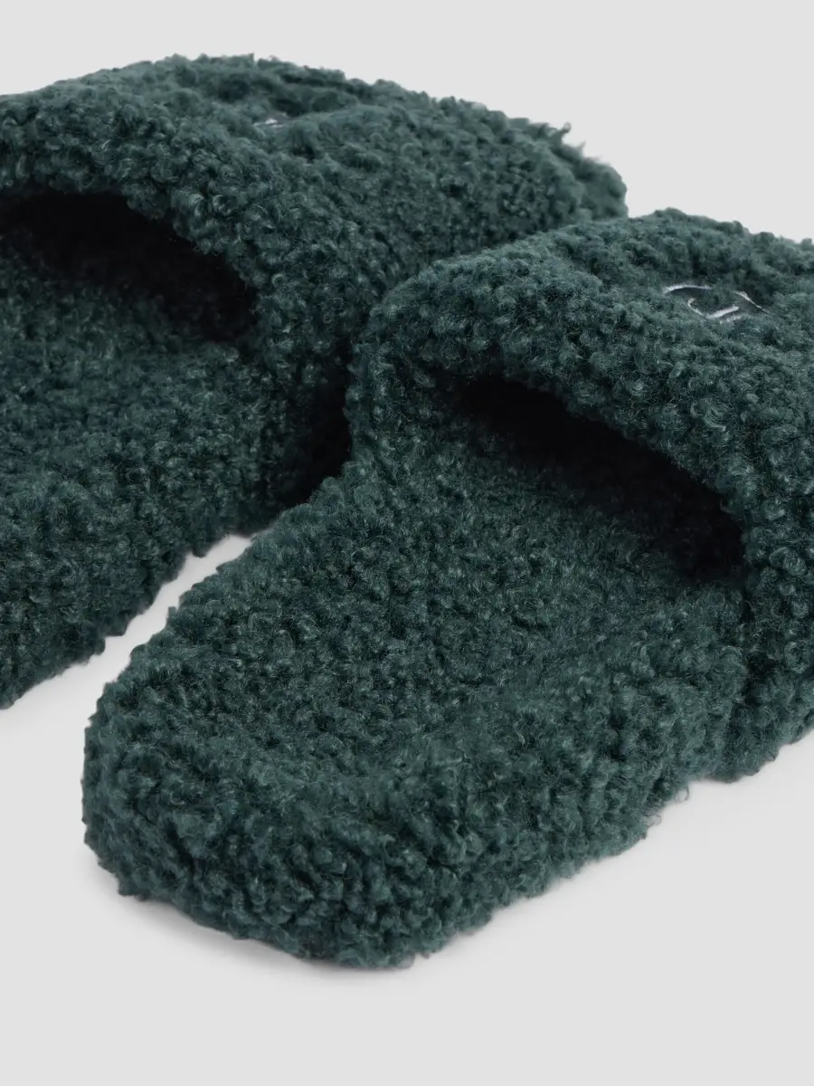 Balenciaga Men's Furry Open Mules | Thumbnail 2 Balenciaga Men's Furry Open Mules | Thumbnail 2