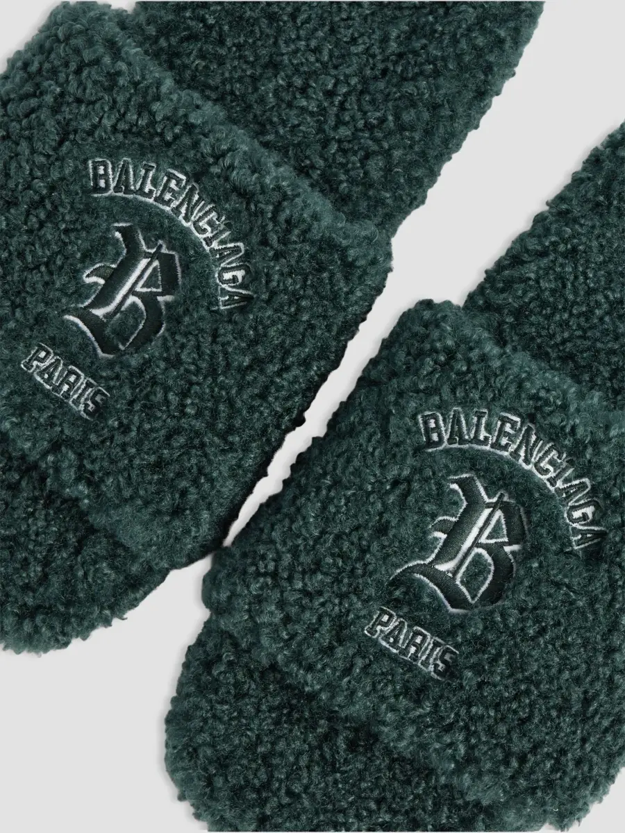 Balenciaga Men's Furry Open Mules | Thumbnail 3 Balenciaga Men's Furry Open Mules | Thumbnail 3