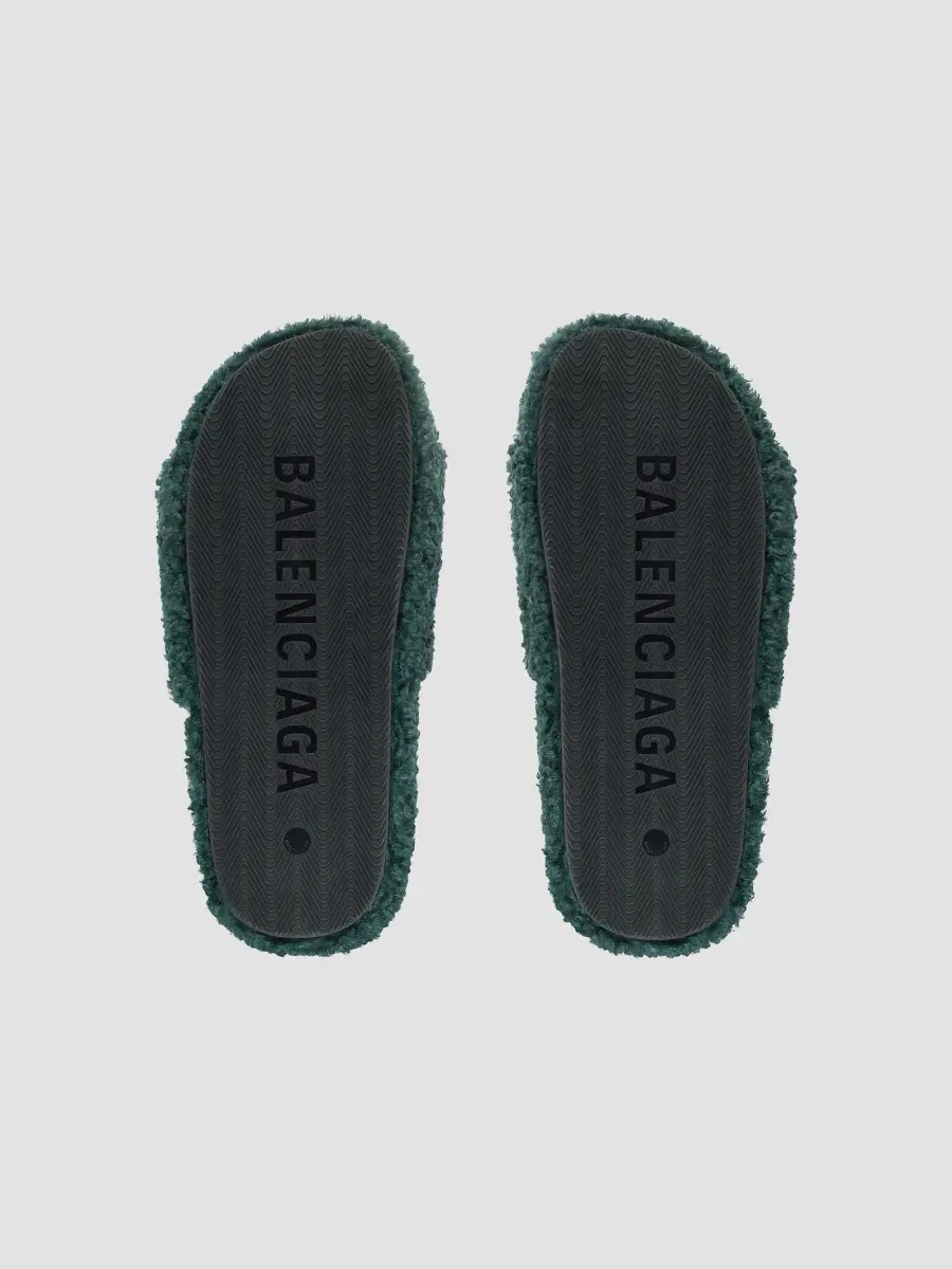 Balenciaga Men's Furry Open Mules | Thumbnail 4 Balenciaga Men's Furry Open Mules | Thumbnail 4