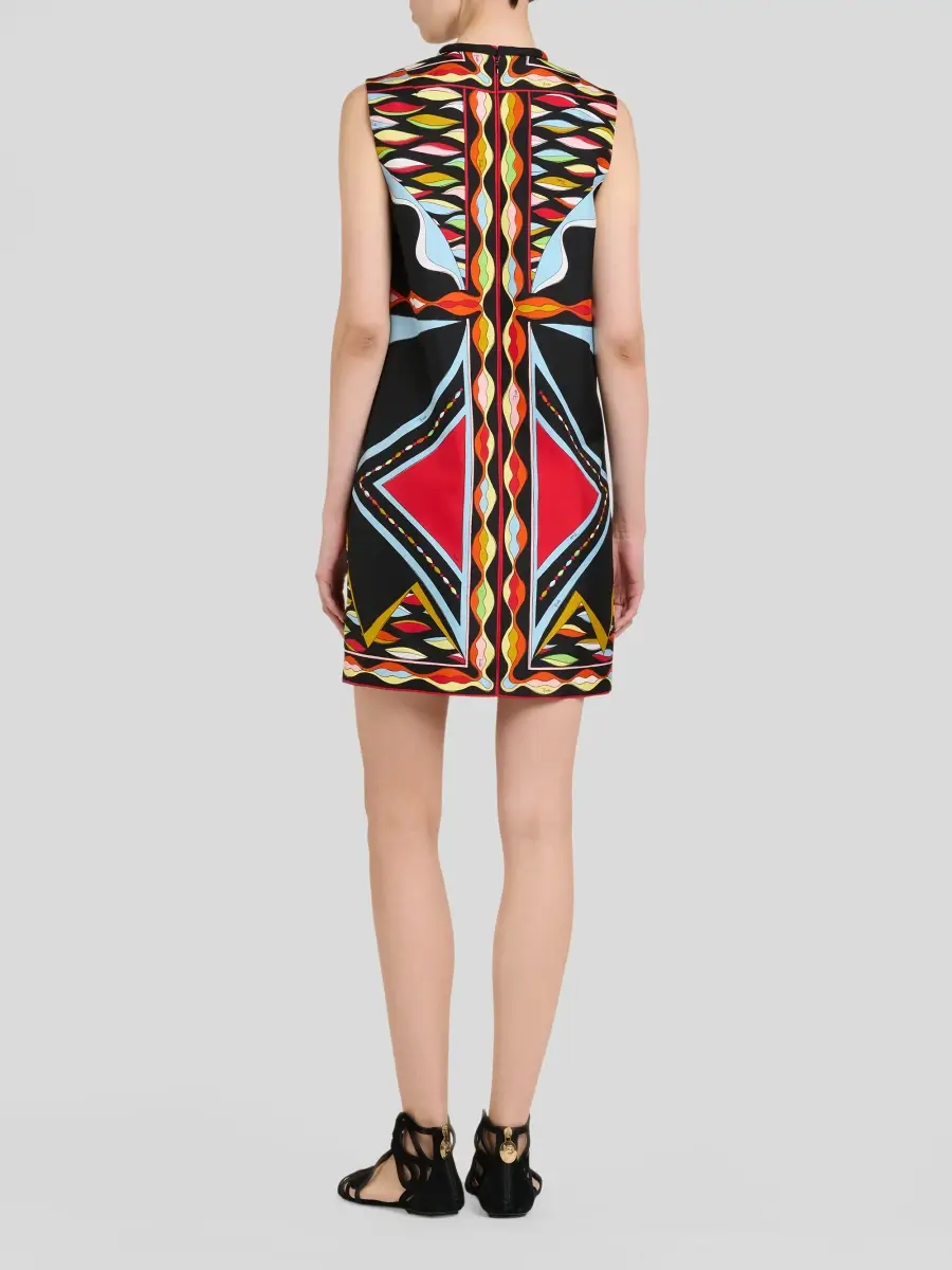 PUCCI Women's Printed Silk Twill Shift Mini Dress | Thumbnail 3 PUCCI Women's Printed Silk Twill Shift Mini Dress | Thumbnail 3