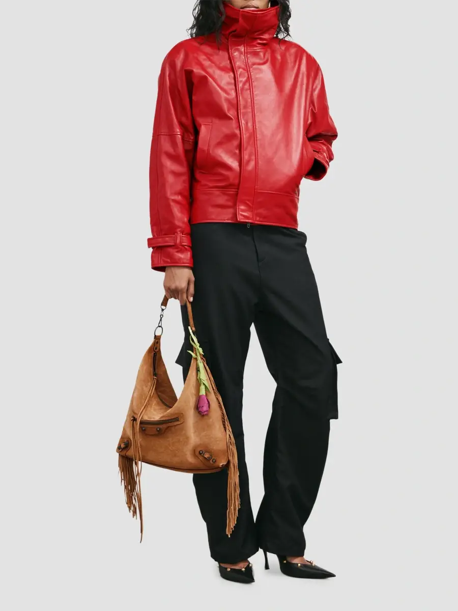 Balenciaga Women's Round Bomber Jacket | Thumbnail 2 Balenciaga Women's Round Bomber Jacket | Thumbnail 2