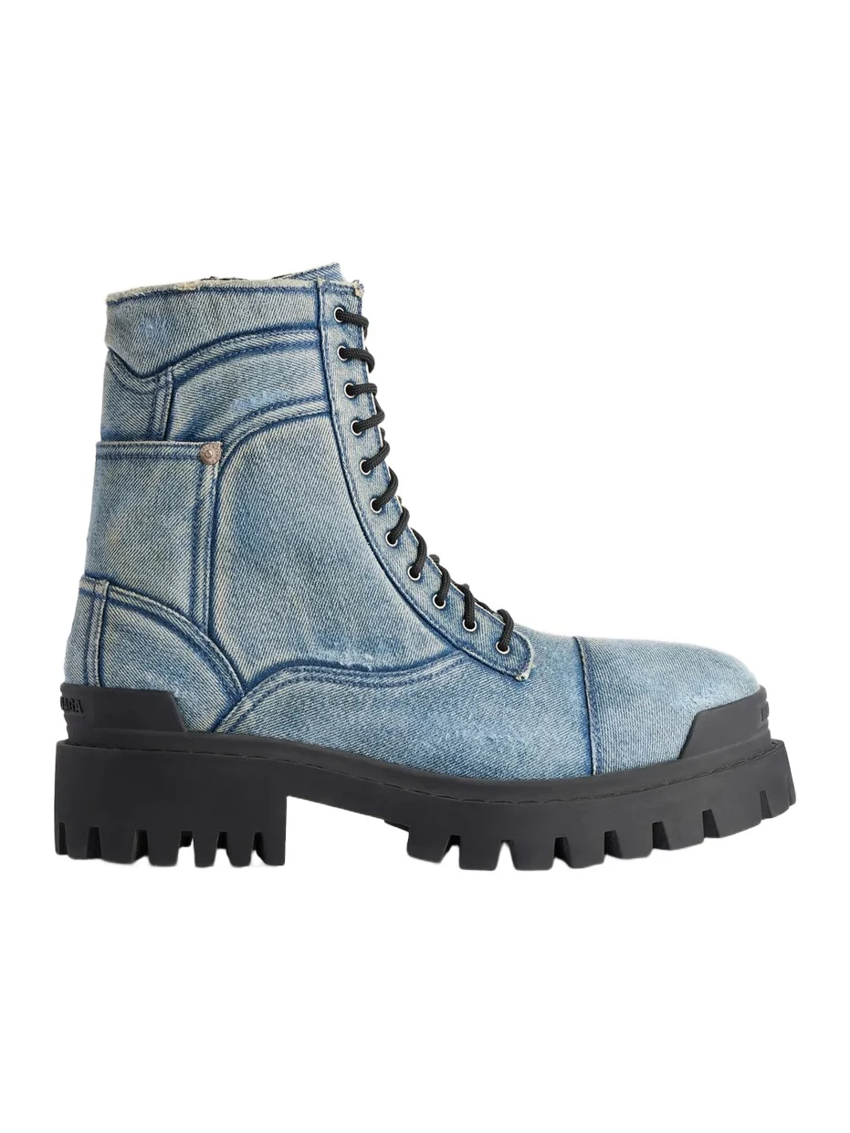 Balenciaga Men's Combat Strike Boots