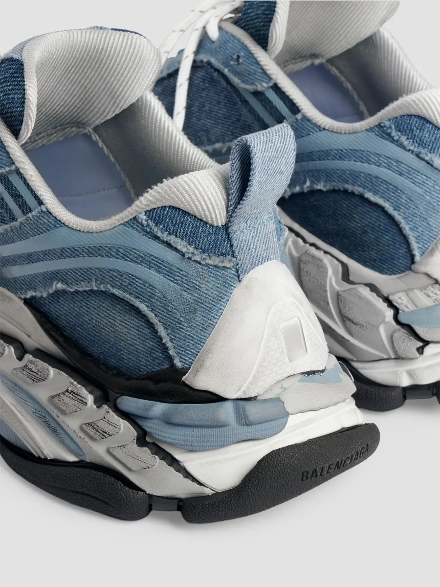Balenciaga Women's Triple S.2 Denim Sneakers | Thumbnail 3 Balenciaga Women's Triple S.2 Denim Sneakers | Thumbnail 3