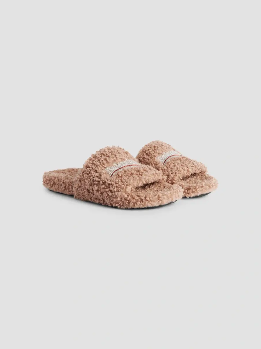 Balenciaga Women's Furry Slide Sandals | Thumbnail 2 Balenciaga Women's Furry Slide Sandals | Thumbnail 2