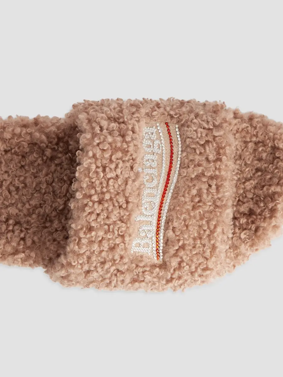 Balenciaga Women's Furry Slide Sandals | Thumbnail 4 Balenciaga Women's Furry Slide Sandals | Thumbnail 4