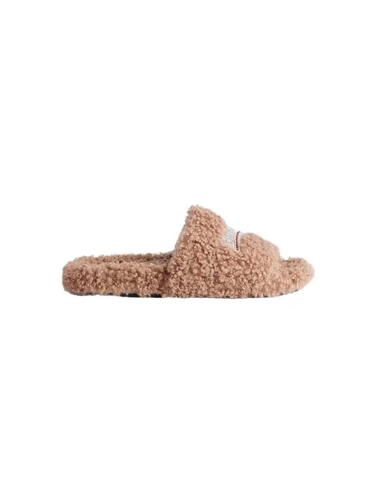Women's Furry Slide Sandals