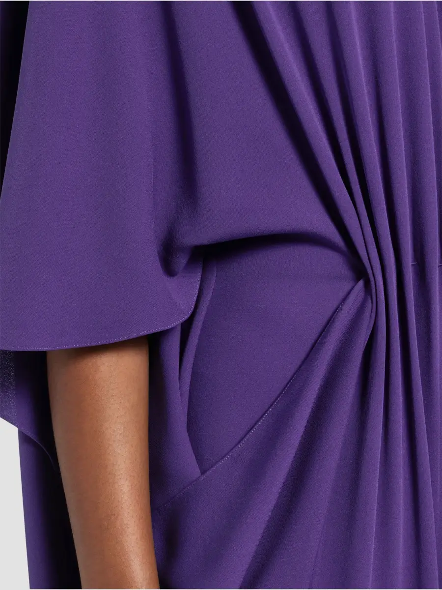 Balenciaga Women's Short Sleeves Draped Dress | Thumbnail 6 Balenciaga Women's Short Sleeves Draped Dress | Thumbnail 6