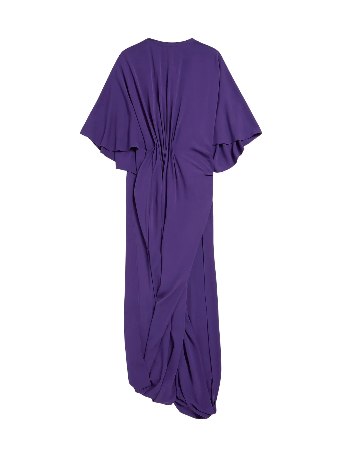 Balenciaga Women's Short Sleeves Draped Dress