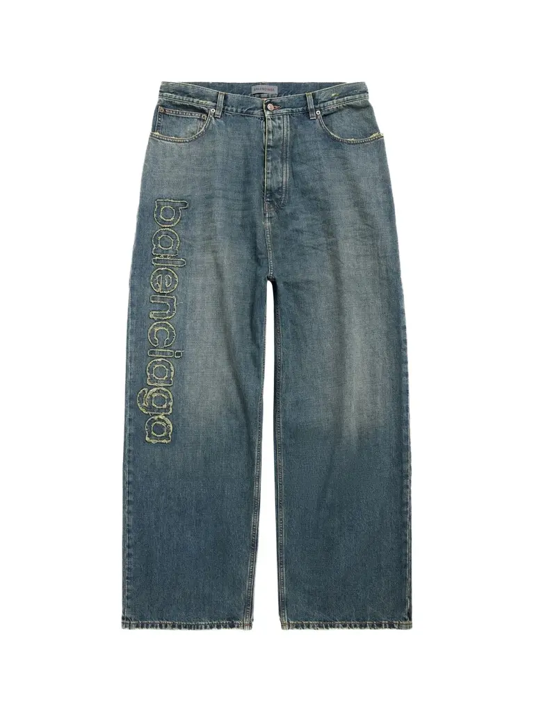 Balenciaga Men's Baggy Fit Jeans
