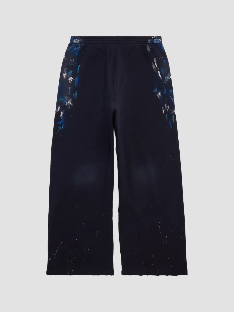 Balenciaga Men's Paint Splatter Oversized Baggy Sweatpants | Thumbnail 2 Balenciaga Men's Paint Splatter Oversized Baggy Sweatpants | Thumbnail 2