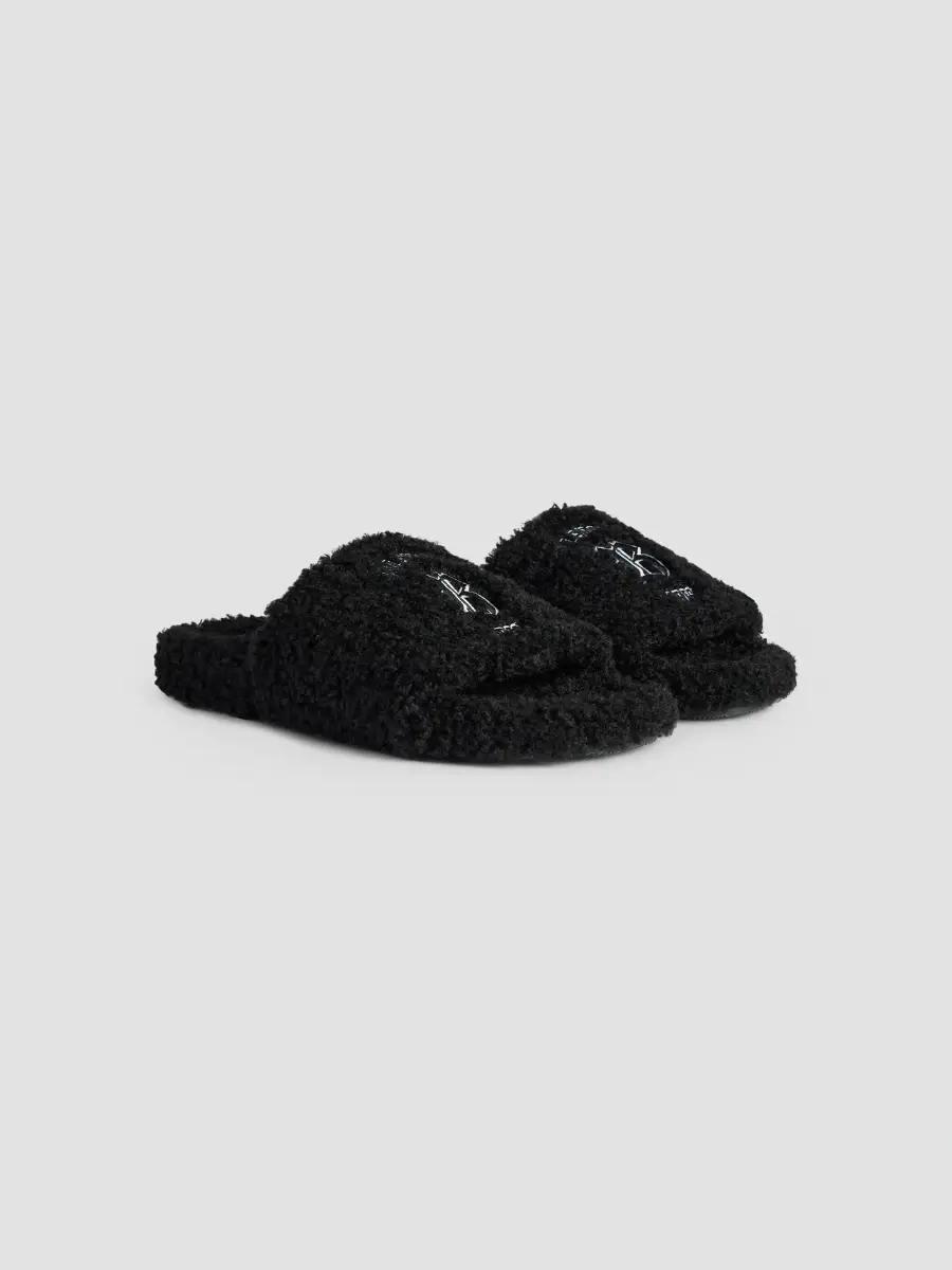 Balenciaga Men's Furry Open Mules | Thumbnail 2 Balenciaga Men's Furry Open Mules | Thumbnail 2