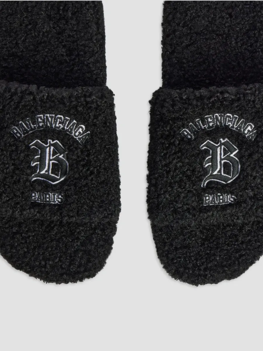 Balenciaga Men's Furry Open Mules | Thumbnail 3 Balenciaga Men's Furry Open Mules | Thumbnail 3