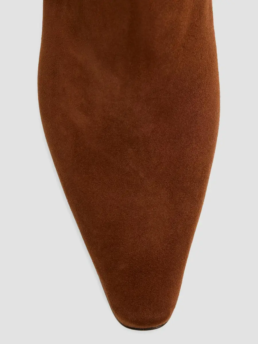 Manolo Blahnik Women's Jaima Suede Ankle Boots | Thumbnail 4 Manolo Blahnik Women's Jaima Suede Ankle Boots | Thumbnail 4