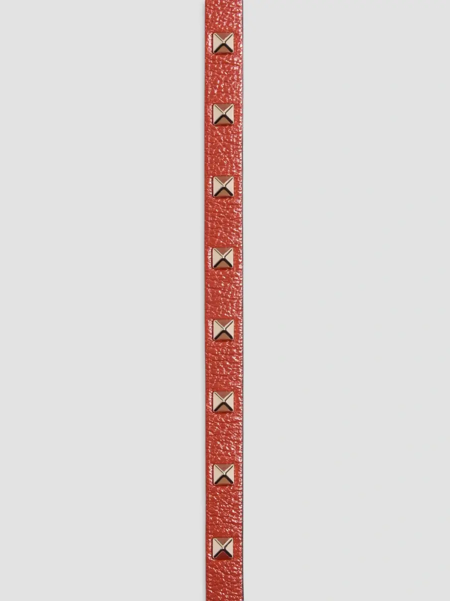 Valentino Women's Spike Leather Bracelet | Thumbnail 3