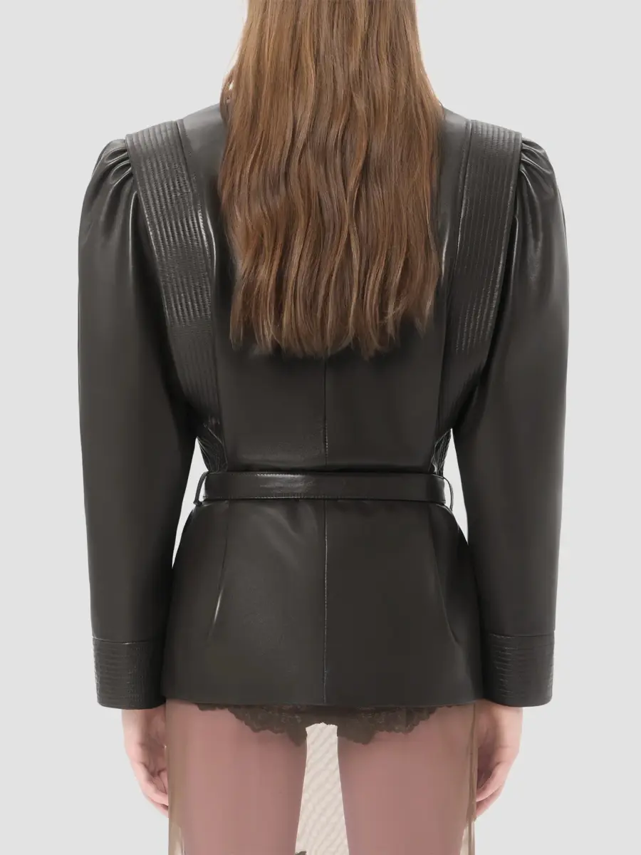 Valentino Women's Nappa Leather Jacket | Thumbnail 5 Valentino Women's Nappa Leather Jacket | Thumbnail 5