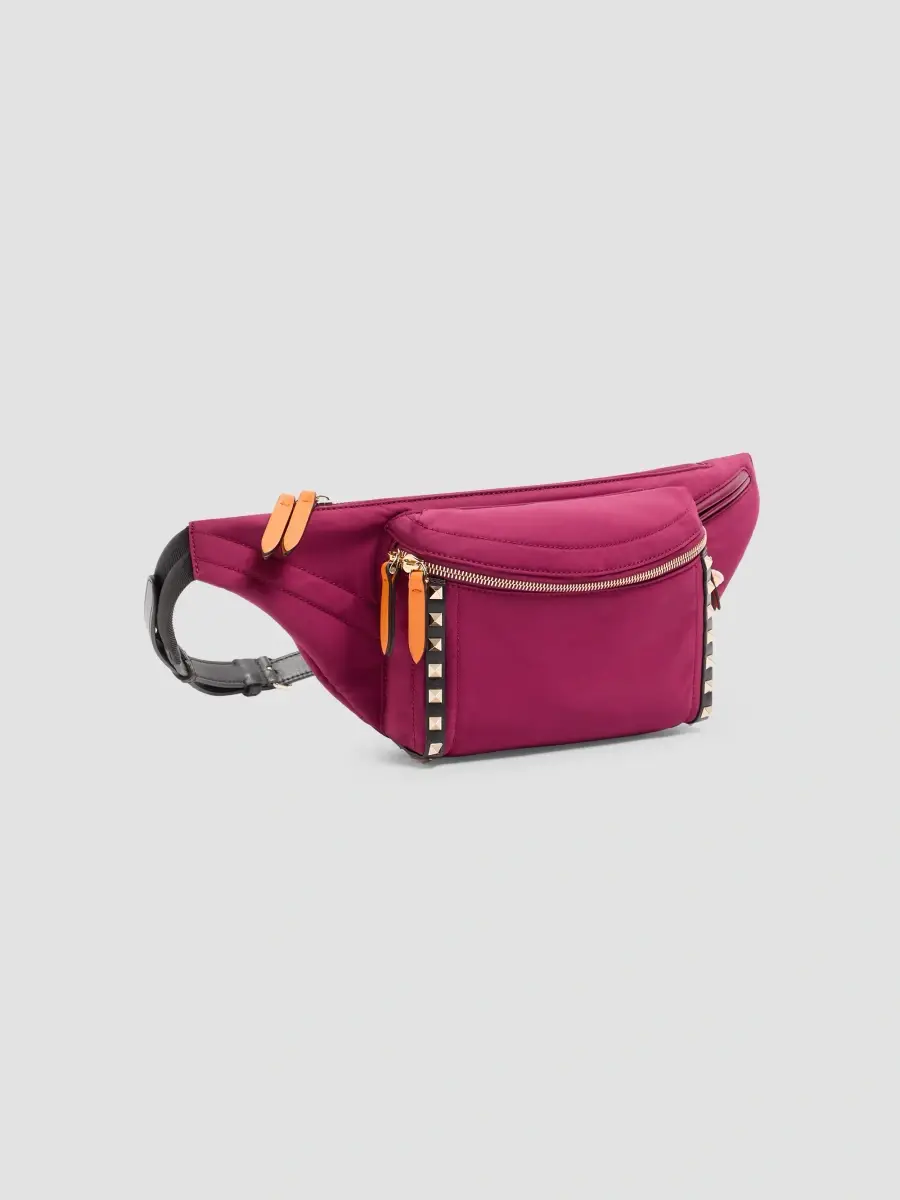 Valentino Men's Stud Up Waist Bag in Technical Fabric - Insolent | Thumbnail 3 Valentino Men's Stud Up Waist Bag in Technical Fabric - Insolent | Thumbnail 3
