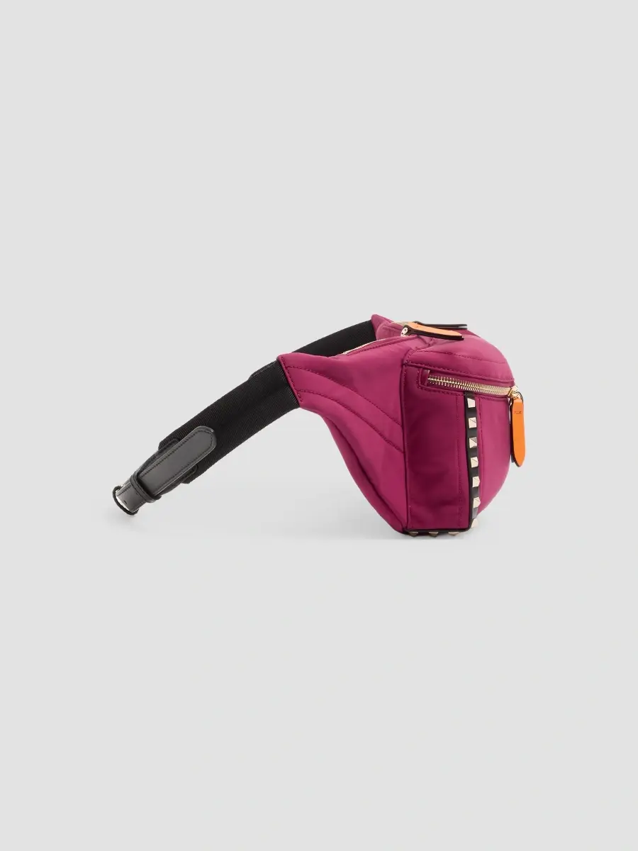 Valentino Men's Stud Up Waist Bag in Technical Fabric - Insolent | Thumbnail 4 Valentino Men's Stud Up Waist Bag in Technical Fabric - Insolent | Thumbnail 4