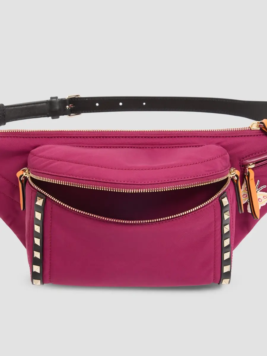 Valentino Men's Stud Up Waist Bag in Technical Fabric - Insolent | Thumbnail 5 Valentino Men's Stud Up Waist Bag in Technical Fabric - Insolent | Thumbnail 5
