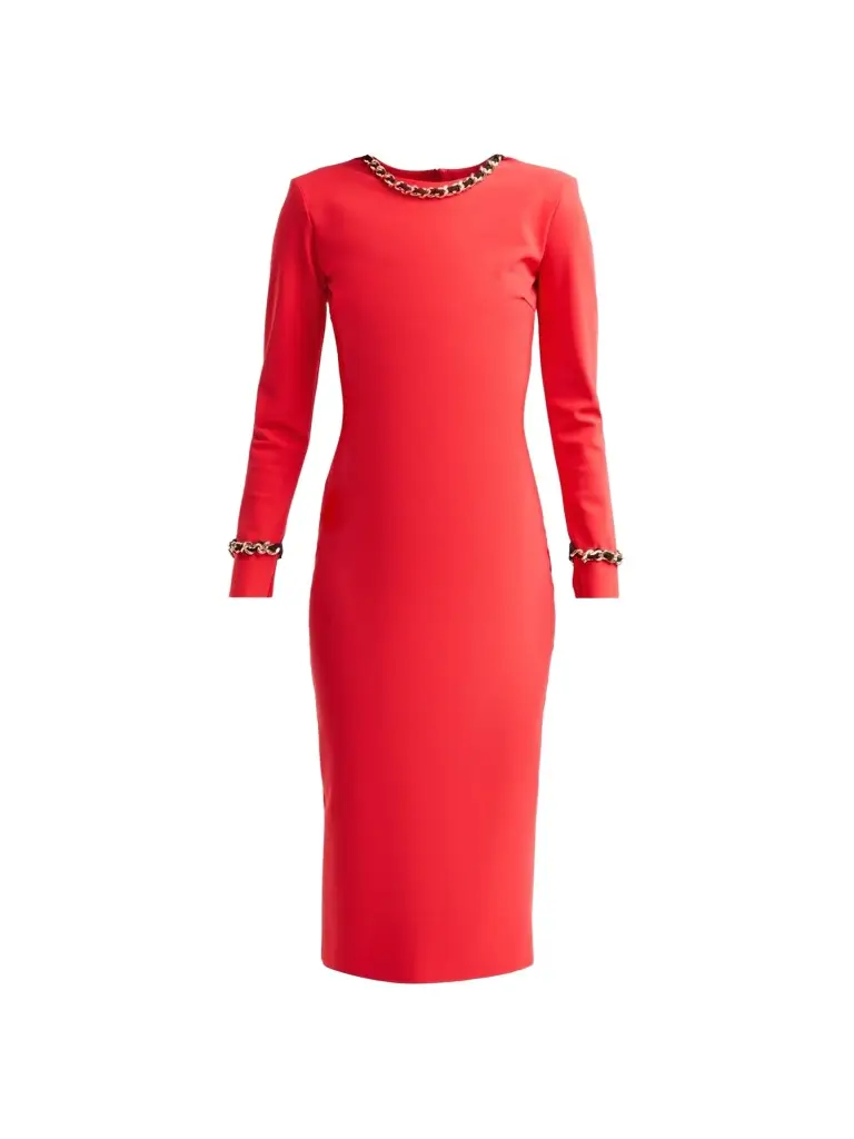 Women's Klara Jersey Sheath Midi Dress Women's Klara Jersey Sheath Midi Dress