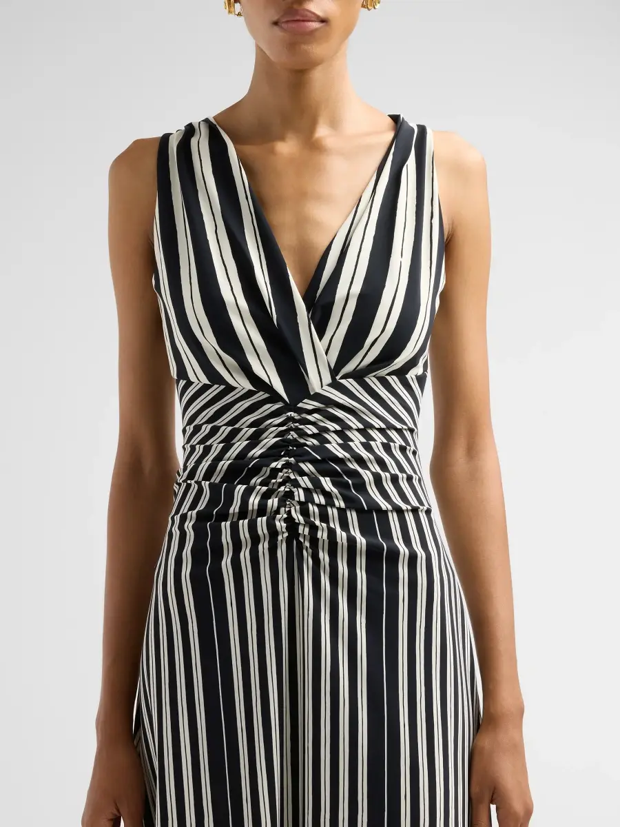 Chiara Boni La Petite Robe Women's Naoya Striped Jersey Maxi Dress | Thumbnail 5 Chiara Boni La Petite Robe Women's Naoya Striped Jersey Maxi Dress | Thumbnail 5