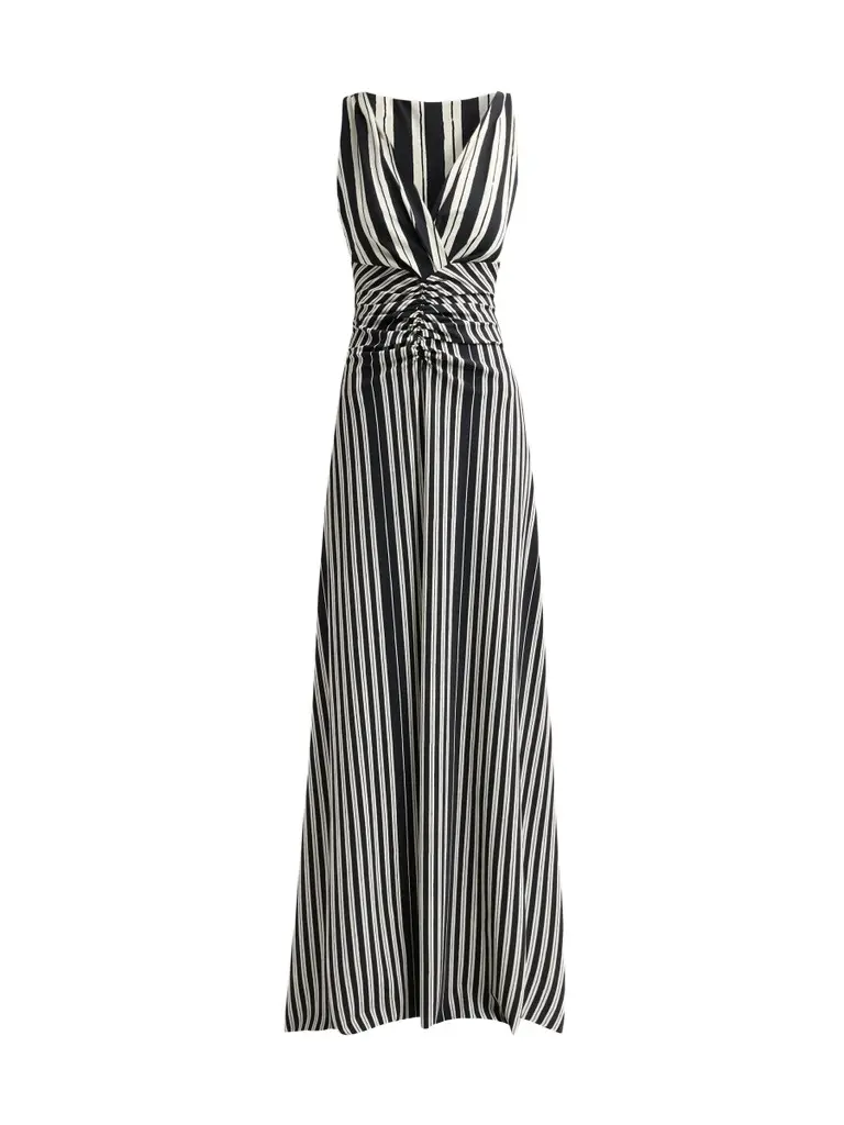 Chiara Boni La Petite Robe Women's Naoya Striped Jersey Maxi Dress