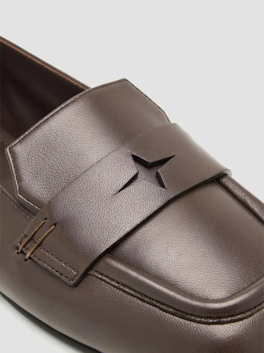 NODALETO Women's Bulla Cara Leather Mocassin Loafers | Thumbnail 3 NODALETO Women's Bulla Cara Leather Mocassin Loafers | Thumbnail 3