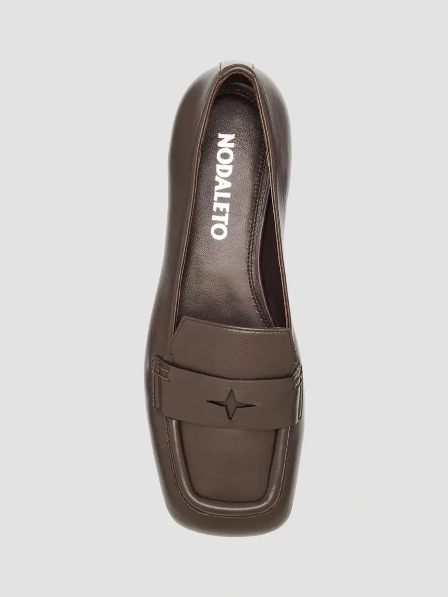 NODALETO Women's Bulla Cara Leather Mocassin Loafers | Thumbnail 4 NODALETO Women's Bulla Cara Leather Mocassin Loafers | Thumbnail 4