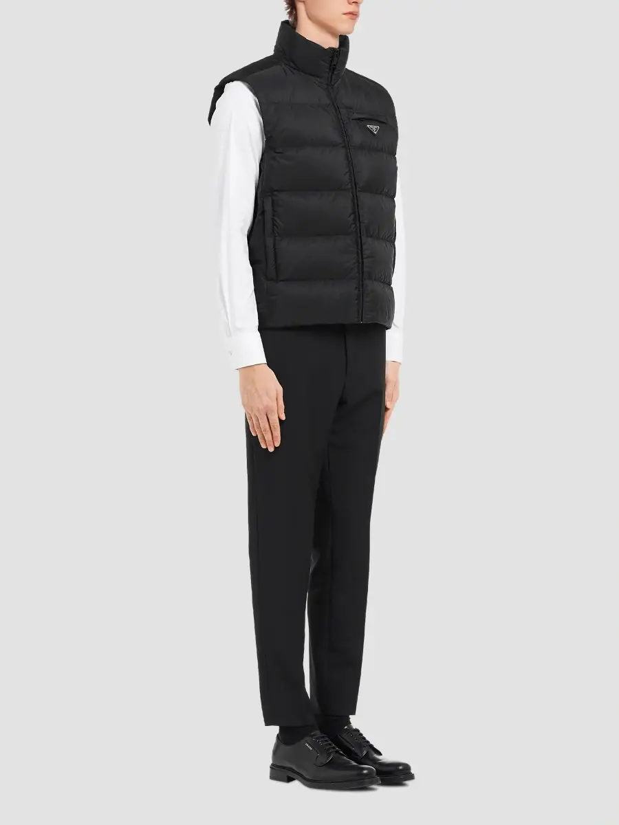 Prada Men's Re-Nylon Vest | Thumbnail 2 Prada Men's Re-Nylon Vest | Thumbnail 2
