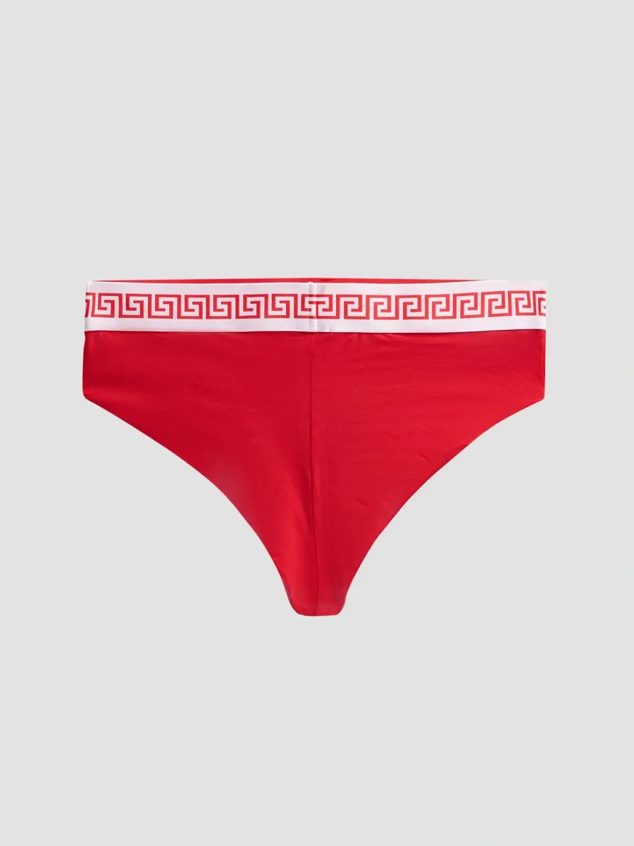 Versace Women's Brasiliana Jersey Cheeky Briefs | Thumbnail 2 Versace Women's Brasiliana Jersey Cheeky Briefs | Thumbnail 2