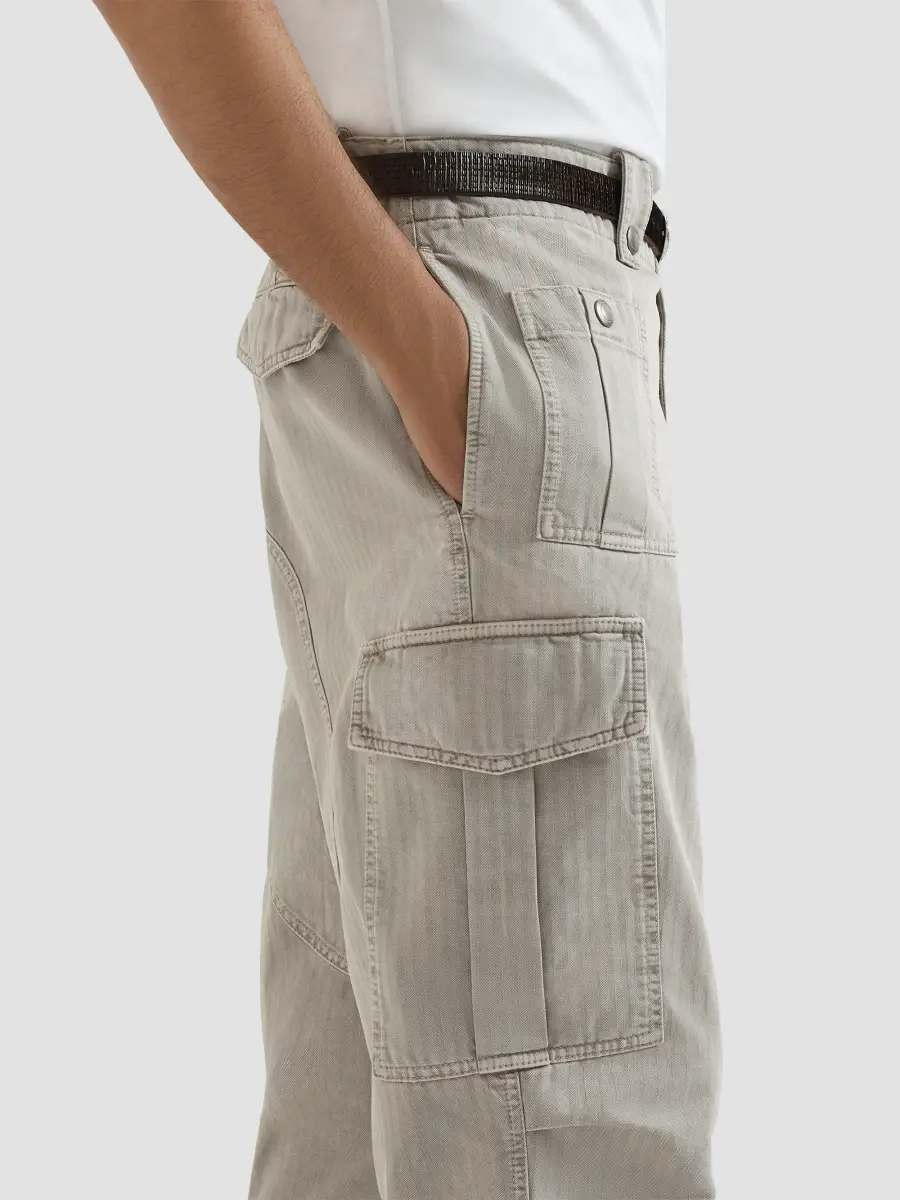 Brunello Cucinelli Men's Garment-Dyed Multi-Pocket Cargo Trousers | Thumbnail 5 Brunello Cucinelli Men's Garment-Dyed Multi-Pocket Cargo Trousers | Thumbnail 5