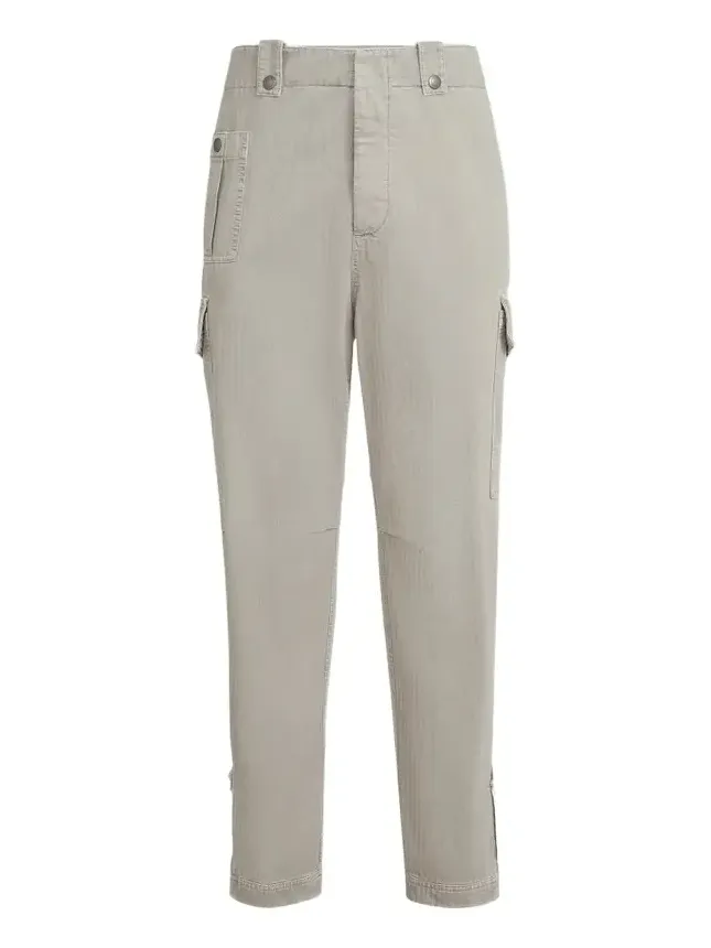 Brunello Cucinelli Men's Garment-Dyed Multi-Pocket Cargo Trousers