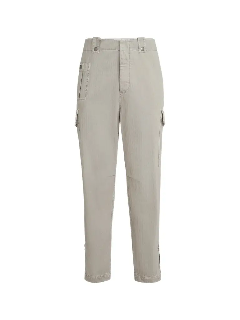 Brunello Cucinelli Men's Garment-Dyed Multi-Pocket Cargo Trousers