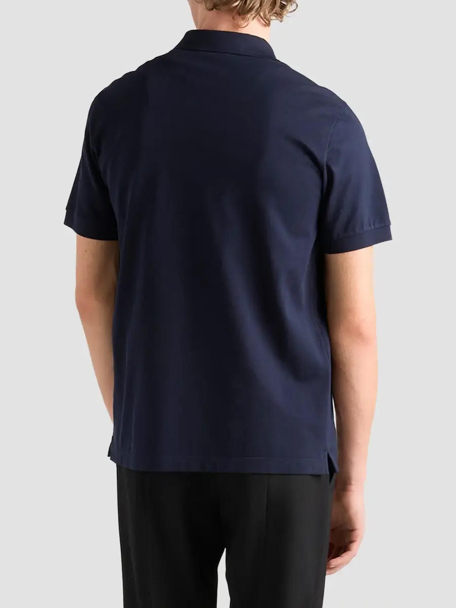Prada Men's Piqué Polo Shirt | Thumbnail 5 Prada Men's Piqué Polo Shirt | Thumbnail 5