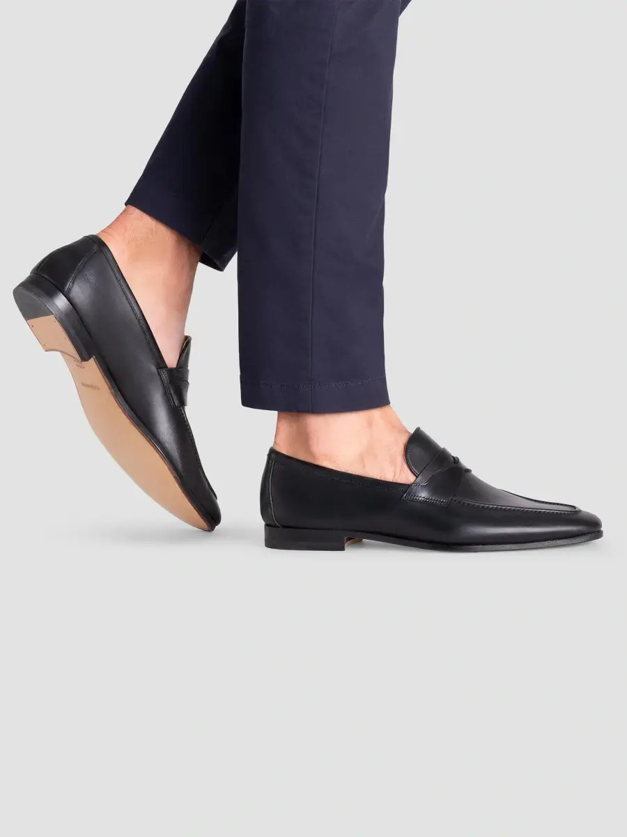 Magnanni Men's Sasso Leather Penny Loafers | Thumbnail 2 Magnanni Men's Sasso Leather Penny Loafers | Thumbnail 2