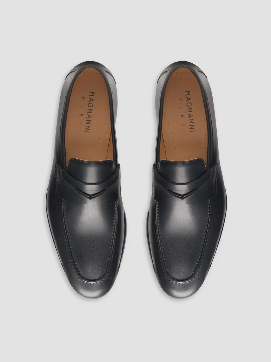 Magnanni Men's Sasso Leather Penny Loafers | Thumbnail 3 Magnanni Men's Sasso Leather Penny Loafers | Thumbnail 3