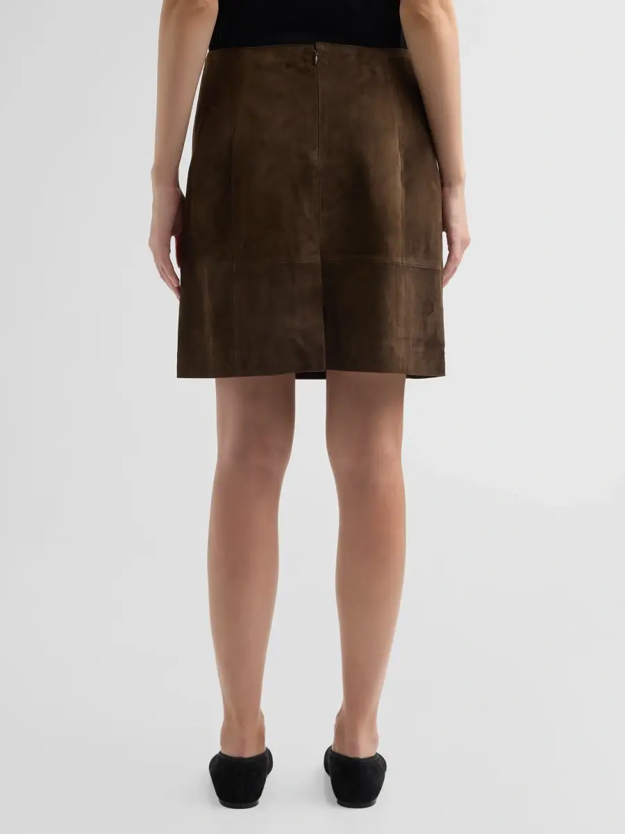 ARMA Women's Delore Gritty Suede Mini Skirt | Thumbnail 3 ARMA Women's Delore Gritty Suede Mini Skirt | Thumbnail 3