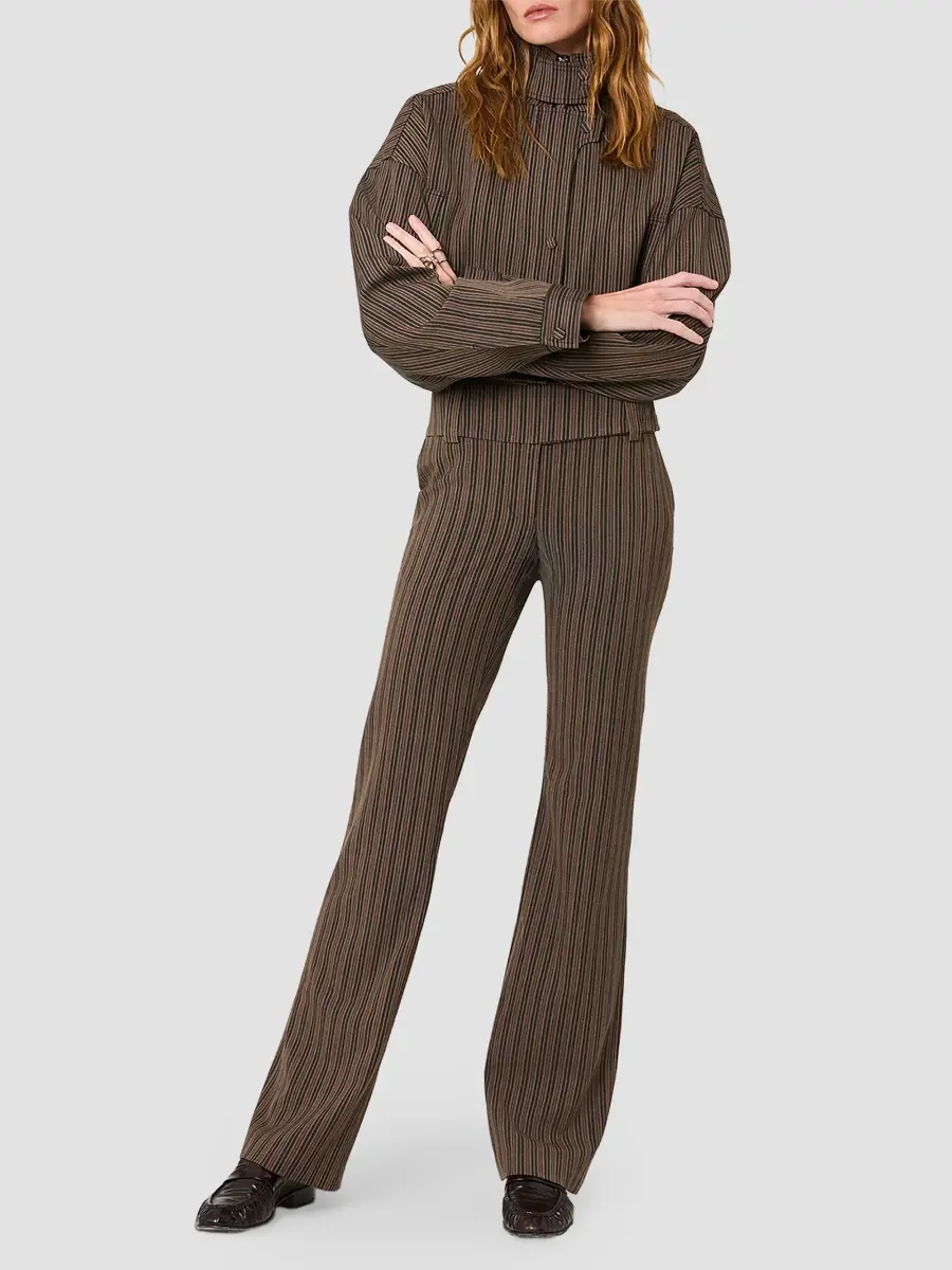 Nicholas the Label Women's Willow Striped Slim Boot-Leg Pants | Thumbnail 2 Nicholas the Label Women's Willow Striped Slim Boot-Leg Pants | Thumbnail 2
