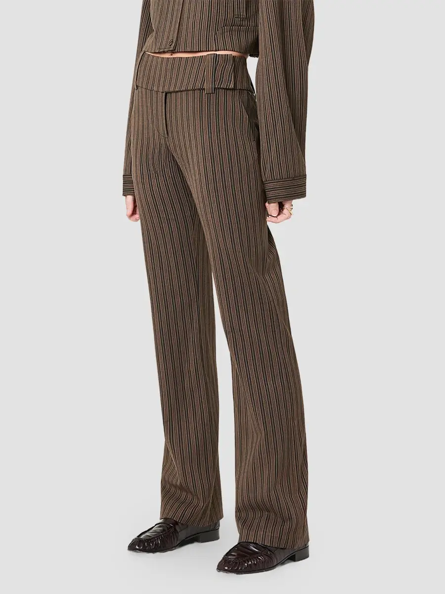 Nicholas the Label Women's Willow Striped Slim Boot-Leg Pants | Thumbnail 5 Nicholas the Label Women's Willow Striped Slim Boot-Leg Pants | Thumbnail 5