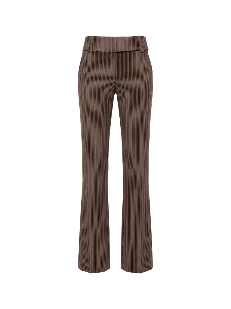 Nicholas the Label Women's Willow Striped Slim Boot-Leg Pants