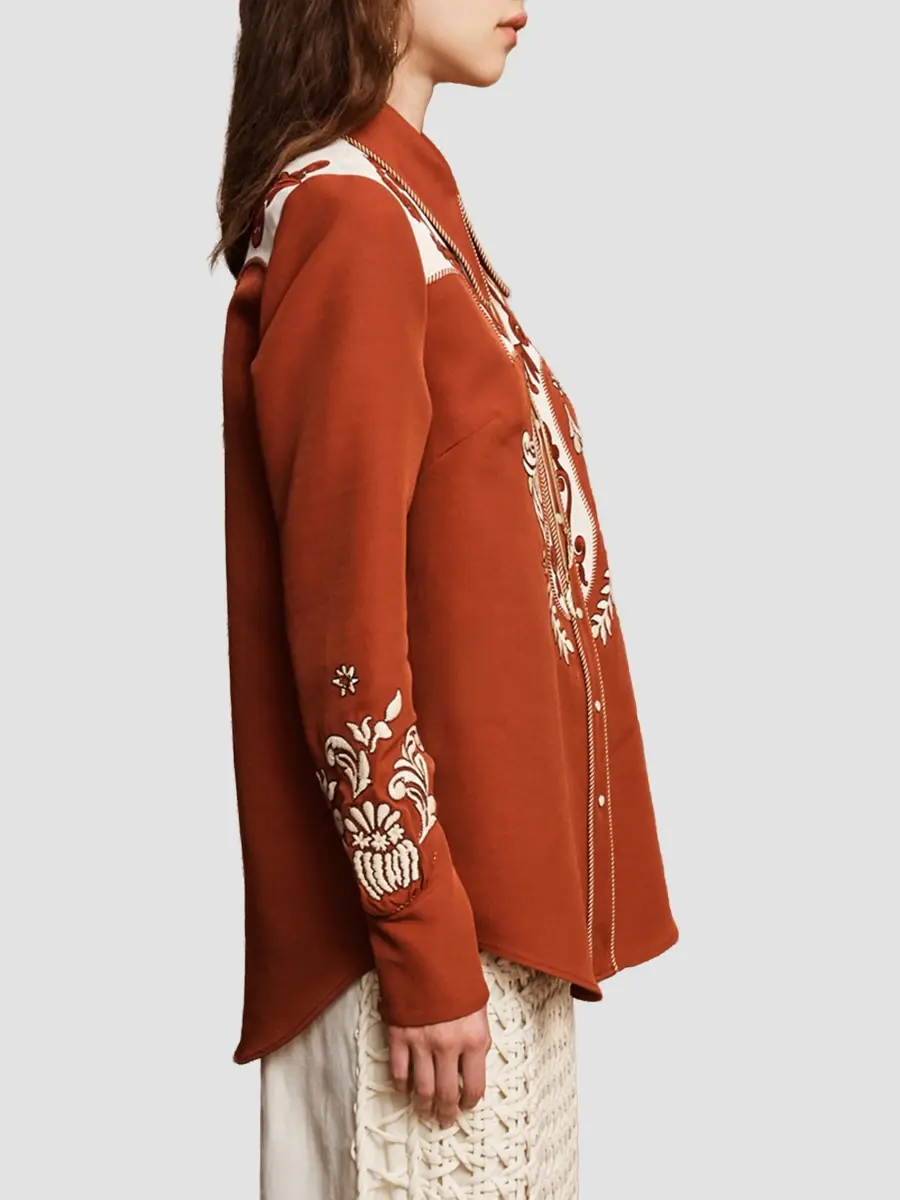 ALÉMAIS Women's Duke Western-Embroidered Shirt | Thumbnail 6 ALÉMAIS Women's Duke Western-Embroidered Shirt | Thumbnail 6
