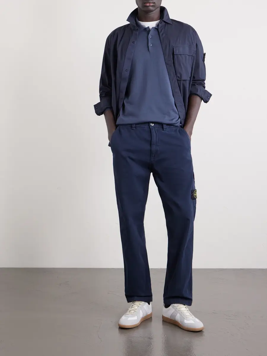 Stone Island STONE ISLAND GHOST Wool Polo Shirt - Men | Thumbnail 2 Stone Island STONE ISLAND GHOST Wool Polo Shirt - Men | Thumbnail 2