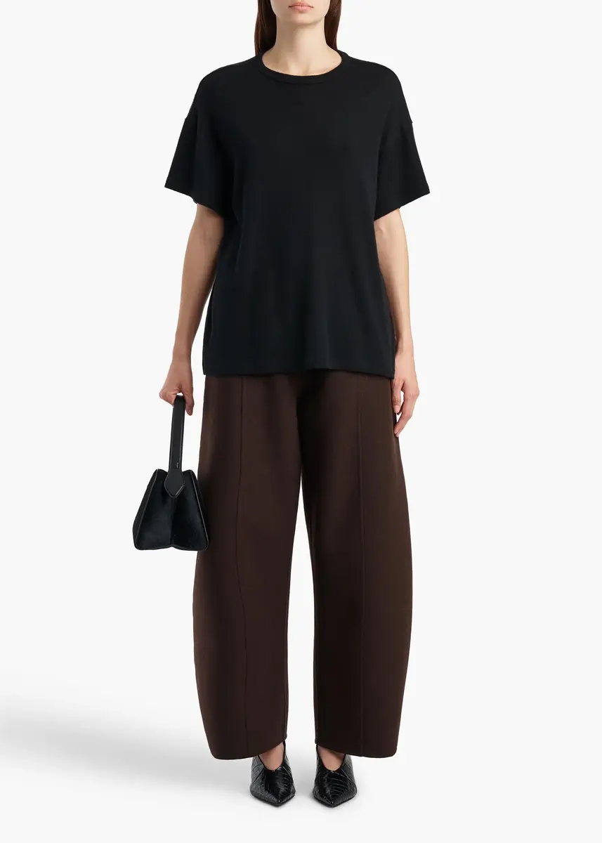 Khaite Clover Pant In Dark Brown | Thumbnail 2 Khaite Clover Pant In Dark Brown | Thumbnail 2
