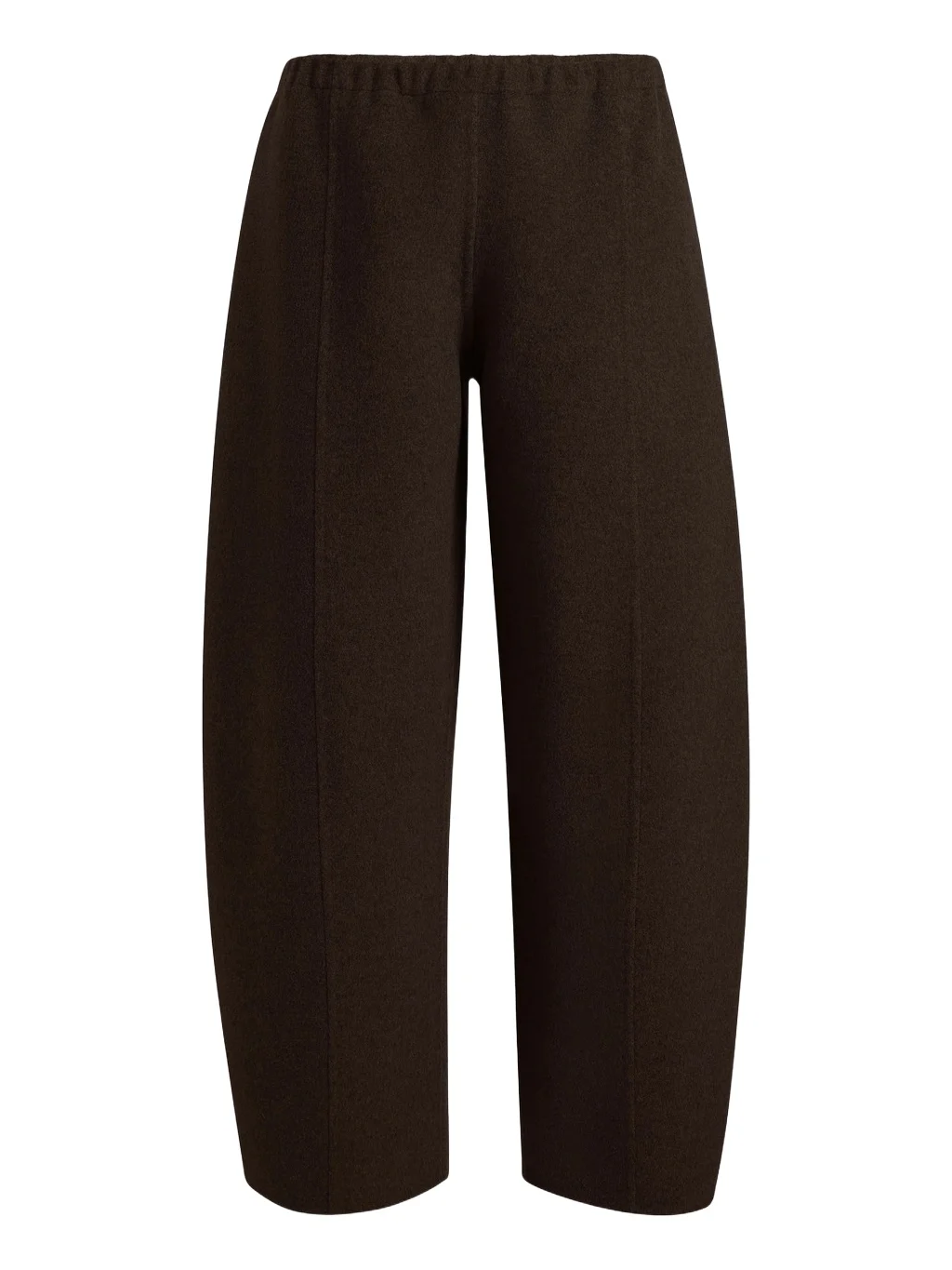 Khaite Clover Pant In Dark Brown