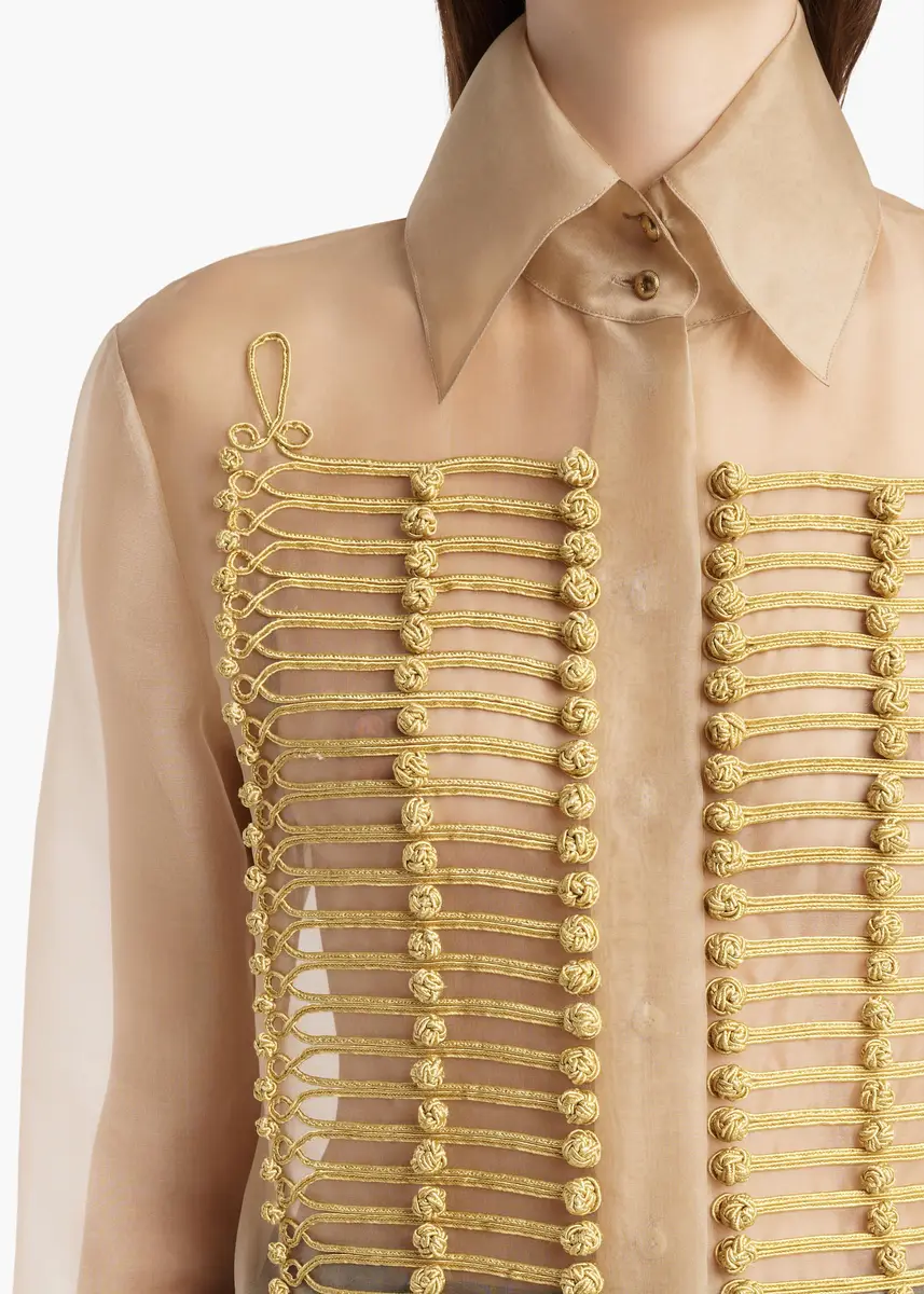 Khaite Ivy Top In Beige | Thumbnail 5 Khaite Ivy Top In Beige | Thumbnail 5
