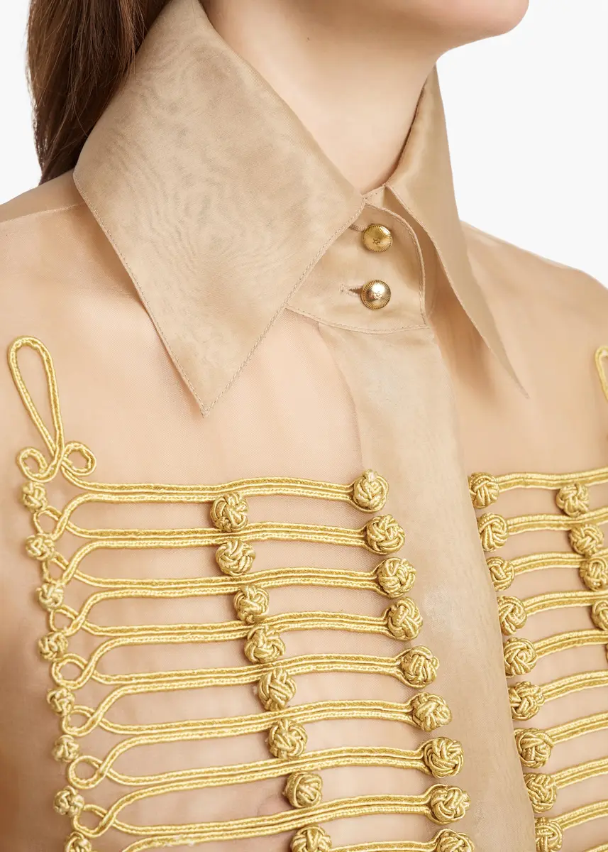 Khaite Ivy Top In Beige | Thumbnail 6 Khaite Ivy Top In Beige | Thumbnail 6