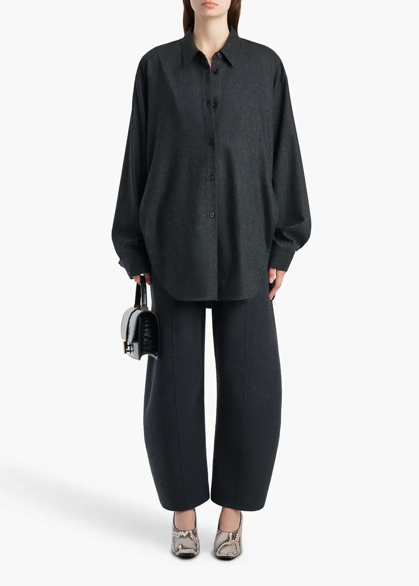 Khaite Clover Pant In Charcoal | Thumbnail 2 Khaite Clover Pant In Charcoal | Thumbnail 2