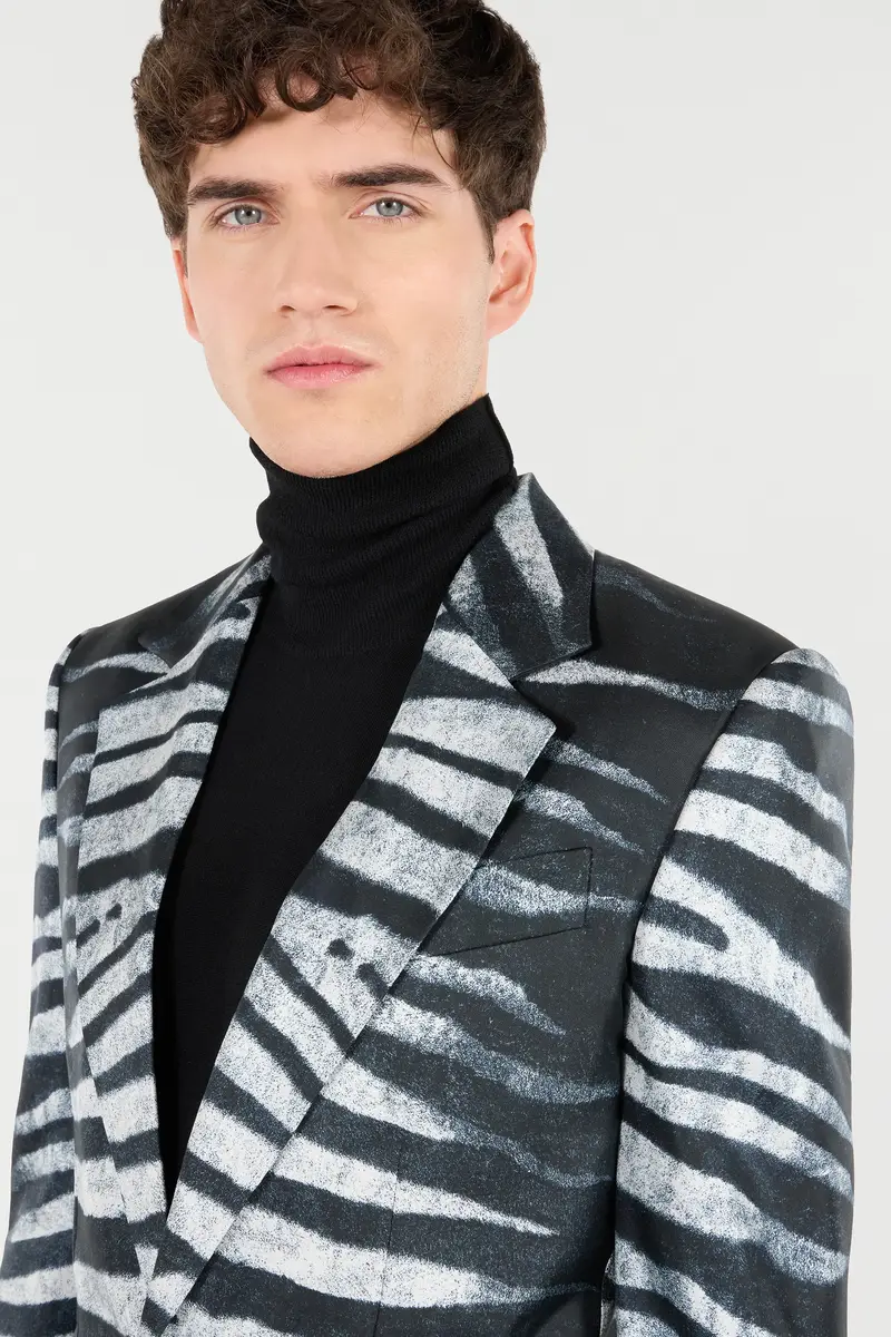 Roberto Cavalli Zebra-Print Blazer | Thumbnail 5 Roberto Cavalli Zebra-Print Blazer | Thumbnail 5