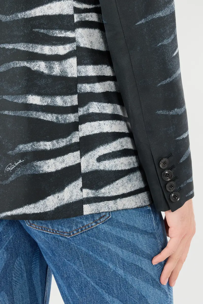 Roberto Cavalli Zebra-Print Blazer | Thumbnail 6 Roberto Cavalli Zebra-Print Blazer | Thumbnail 6