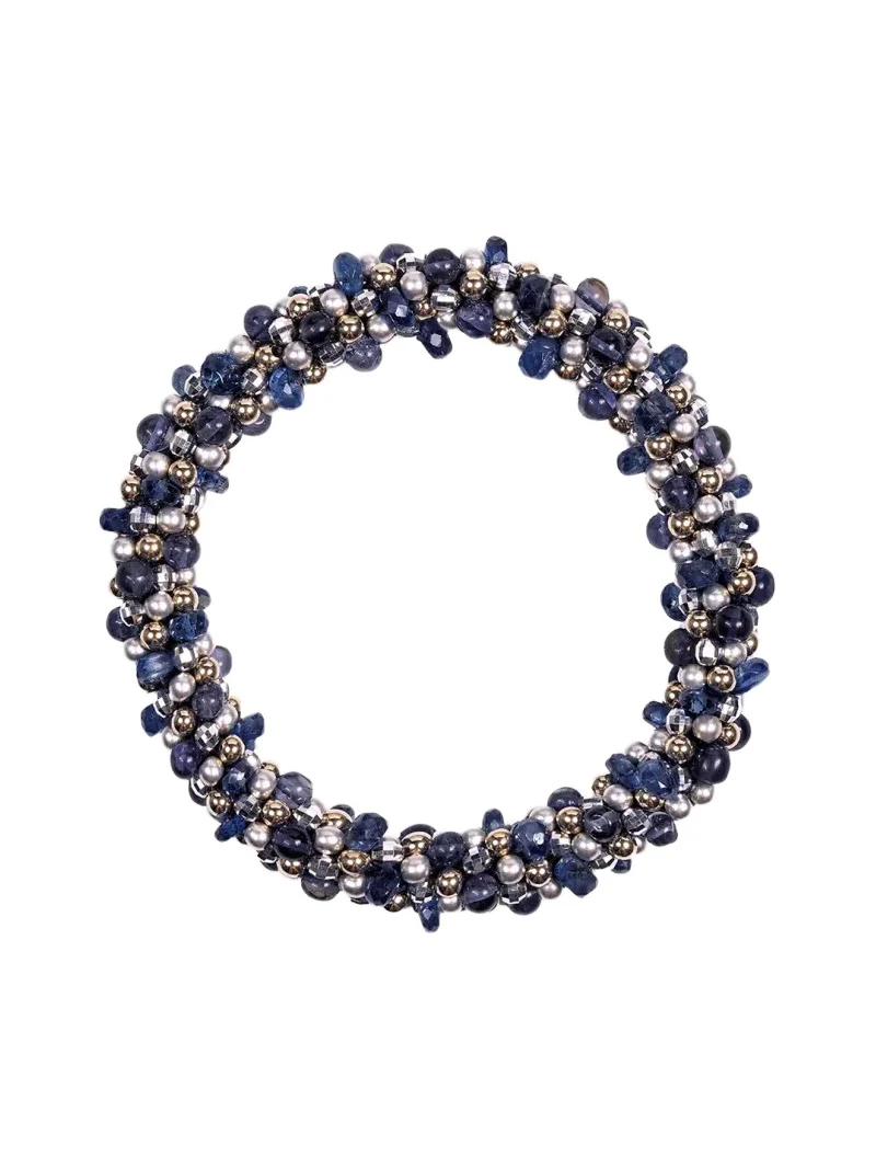 Meredith Frederick Iolite, Lapis and Kyanite Bracelet