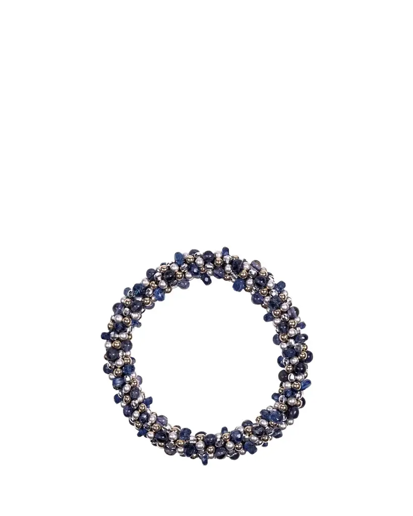 Meredith Frederick Iolite, Lapis and Kyanite Bracelet